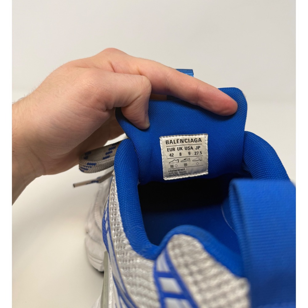 Balenciaga 6XL Sneaker Grey/Blue Size 9 US 42 EU - Picture 7 of 8